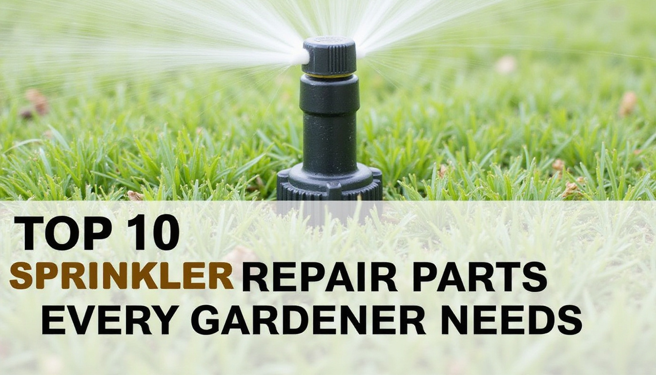 Top 10 Sprinkler Repair Parts Every Gardener Needs